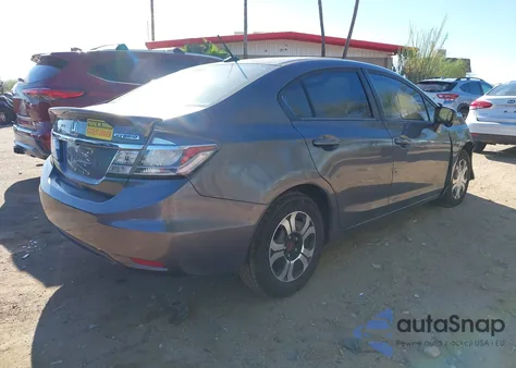 2015 Honda Civic Hybrid z USA, uszkodzony, nr VIN 19XFB4F35FE001805